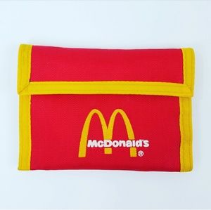 Vintage 80/'s Nylon McDonald/'s Red Wallet NEW